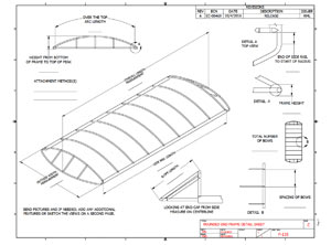 Boat Canopy Frame Specifications